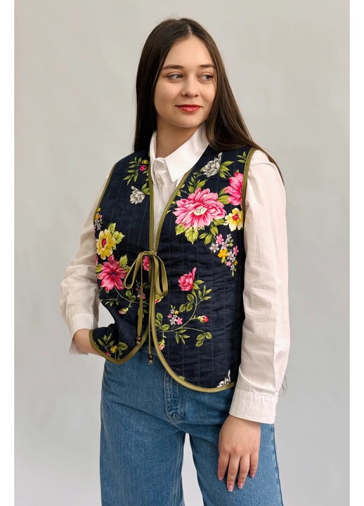 Vesta pentru dame, cu imprimeu, L