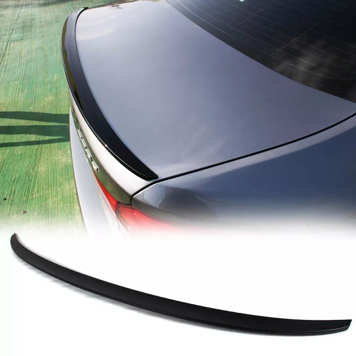 Eleron portbagaj Aftermarket BMW Seria 5 G30 Slim M5 Plastic ABS Negru Lucios 416 Carbon Black Metallic Calitate Premium