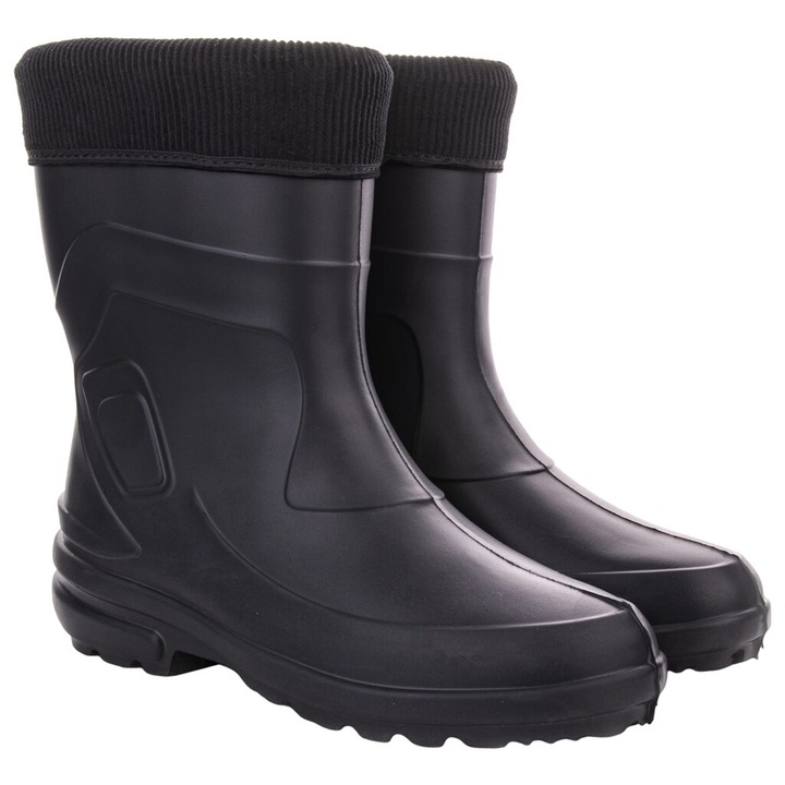 Cizme dama Lemigo Jessy 800, impermeabile, usoare, negre, spuma EVA