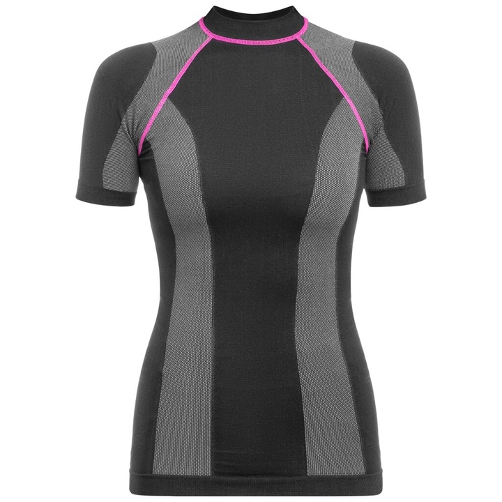 Highlander Thermal póló, Outdoor Thermo Tech, fekete, rugalmas poliészter, mikropolár belső, M INTL