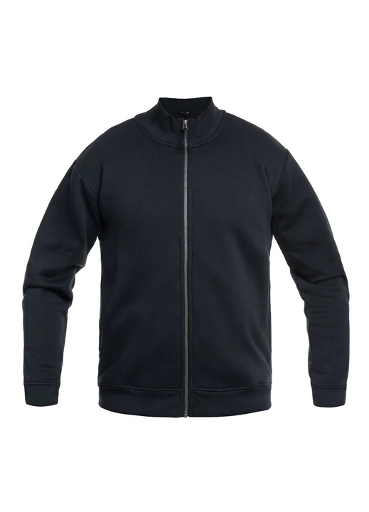 Pentagon férfi pulóver, magas gallérral, 2 zsebbel, sötétkék, poliészter, XS INTL