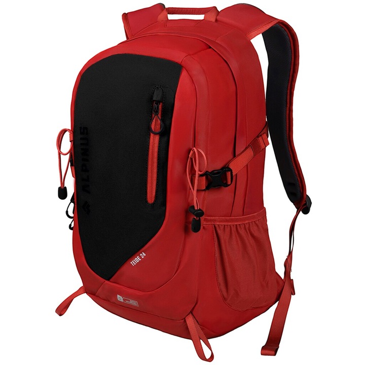 Alpinus hátizsák, 24 literes, piros/fekete, szellőző, ergonomikus