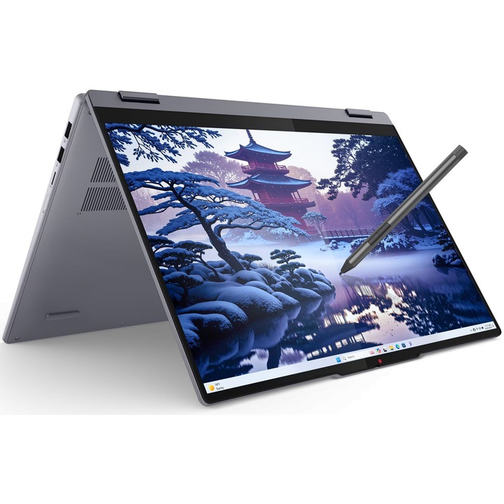 Лаптоп Lenovo IdeaPad 5 2-in-1 16IAL10 с Intel Core Ultra 7 255H (1.5/5.1GHz, 24M), 16 GB, 1TB M.2 NVMe SSD, Intel Arc 140T, Windows 11 Home, Сив