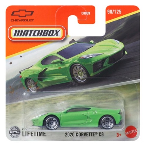 Masinuta Matchbox Corvette C8 2020, editia 2025, 1:64, Verde - eMAG.ro
