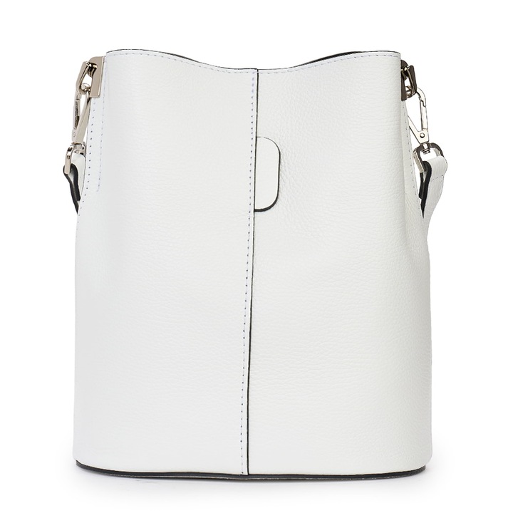 Geanta dama din piele naturala Mimosa alba