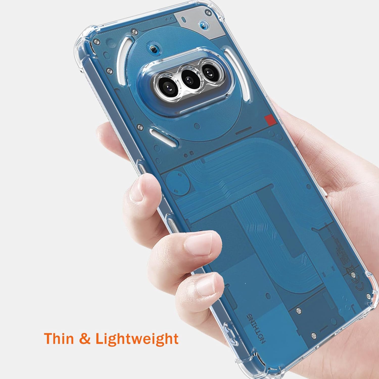 Husa protectie Mat-Tech compatibila cu Nothing Phone 3a, Protectie Camera, Colturi anti-soc, Decupaje Precise, Rezistenta la impact, Transparenta