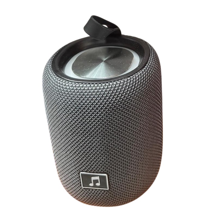 ROVOLT PartyLite – Boxa Bluetooth cu lumini RGB, redare MP3 de pe USB/microSD, TWS, Radio FM, gri