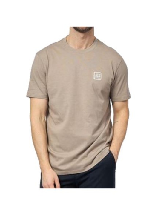 Мъжка тениска Armani Exchange, памучна, бежова, XL INTL