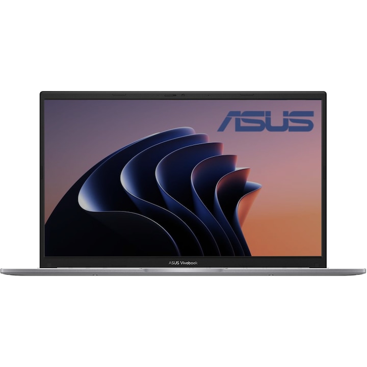 Asus VivoBook X15 Laptop, Intel Core i5 1235U, 8GB Memória, 512GB SSD, 15.6" FullHD kijelző, Ezüst, Magyar billentyűzet, Böngésző, Vírusirtó, Windows 11 Pro