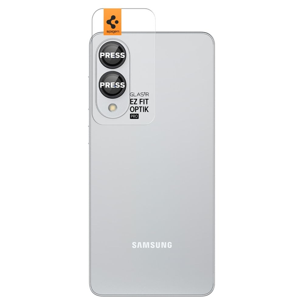 Set 2 folii pentru lentile Spigen Optik.TR compatibila cu Samsung Galaxy S25 Edge, Negru