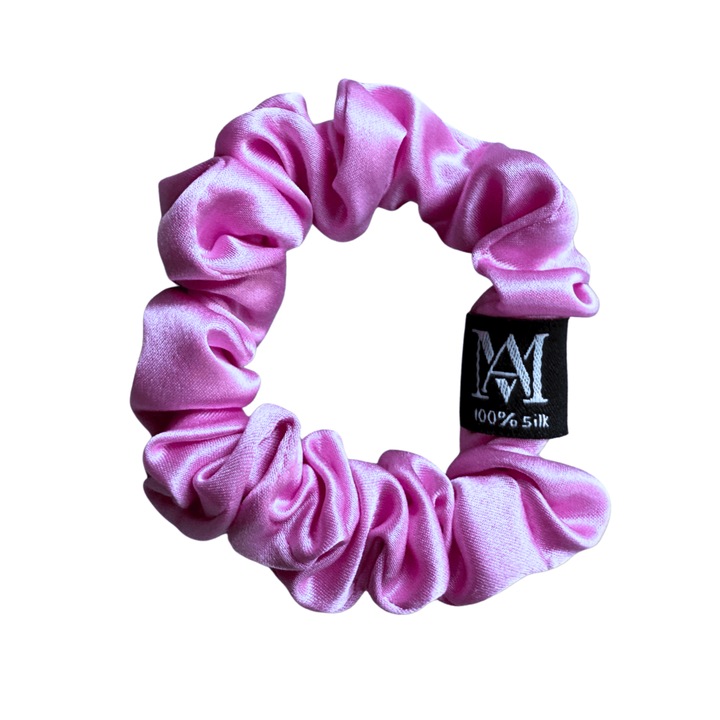 Elastic de Par din Matase Naturala 22 momme, Lavanda, M, Calitate Premium - Matasia®