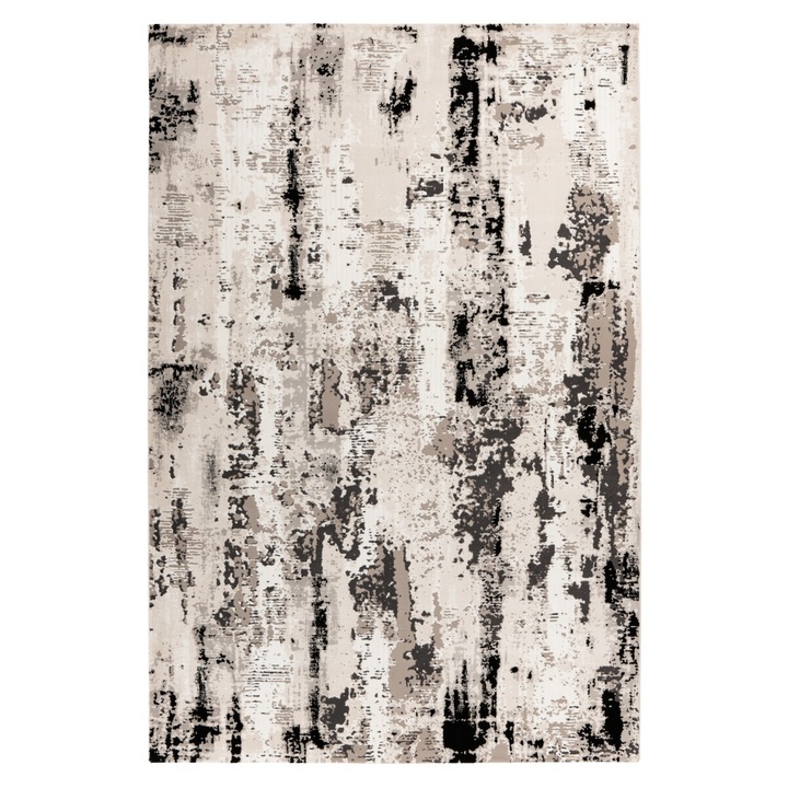 Винтидж килим Аризона, сив, V1944, правоъгълен, 120x170 см