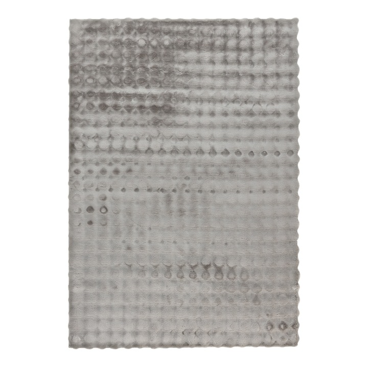 Covor Modern Zoren Argintiu V1430 Dreptunghiular, 80x150 cm