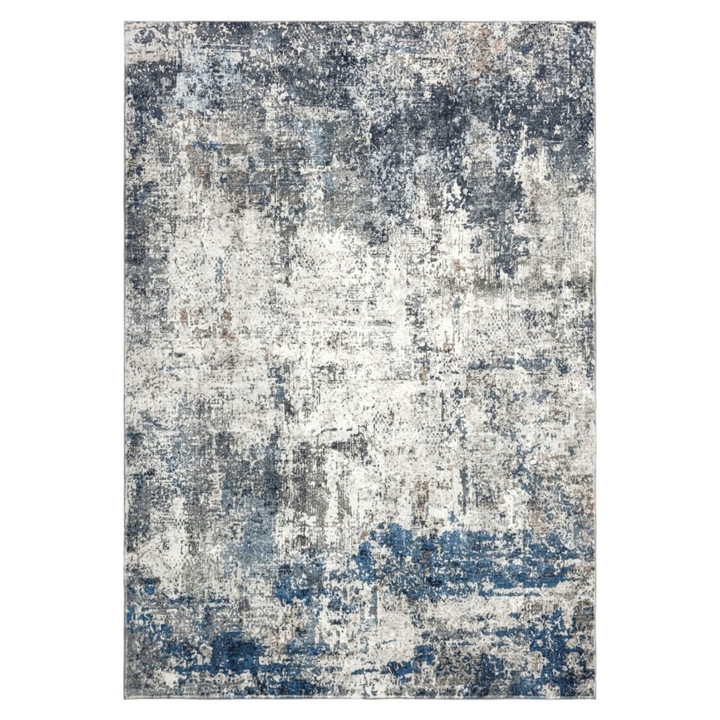 Covor Abstract City Albastru V2297 Dreptunghiular, 230x330 cm