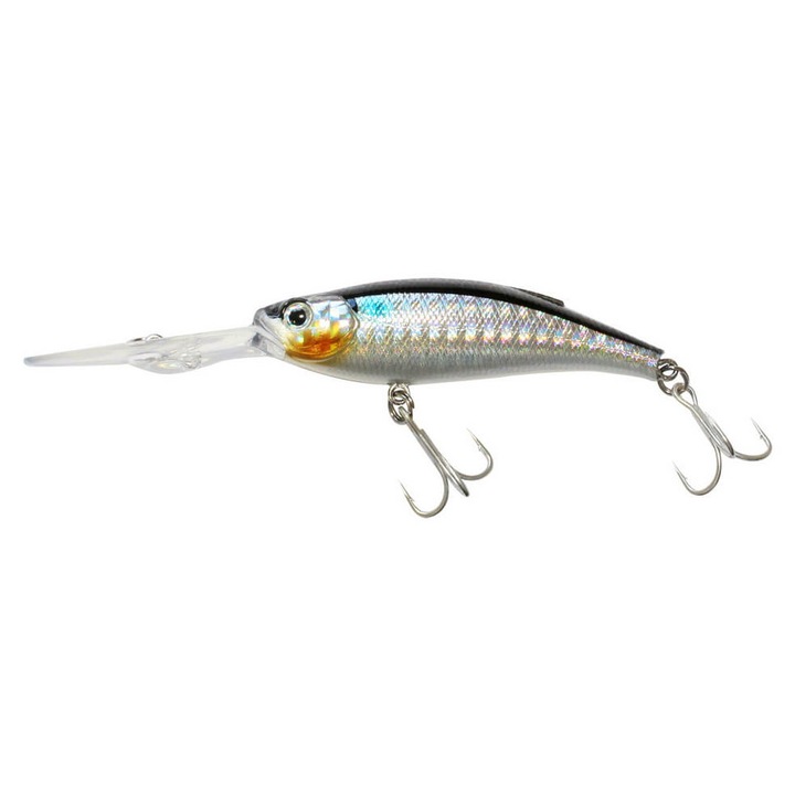 Vobler Sea Buzz Hunter Deep Shad 7.5cm, 11gr, Floating, culoare 098-HHB, pentru pescuitul la trena, evolutie 3-3.5m, salau, stiuca, somn, pastrav lac, biban