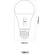 LED izzó E27, 9W, 830lm, meleg/semleges/hideg fény (3000-6500 K), kapcsolóval, opál, Globo Lighting