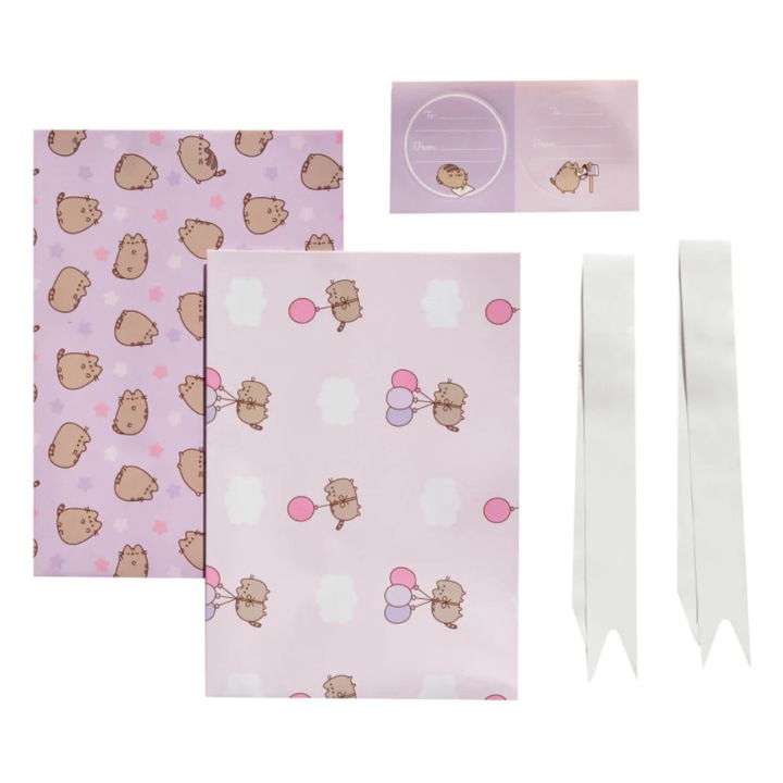 Set Hartie de impachetat Grupo Erik, Pusheen, 50 x 70 cm
