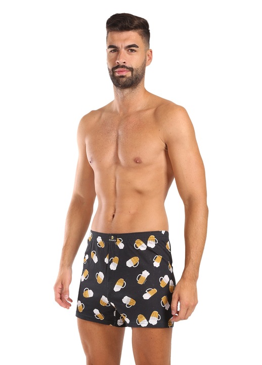 Boxeri barbatesti Lonka, multicolor, bumbac 100%, croiala clasica, 3XL INTL