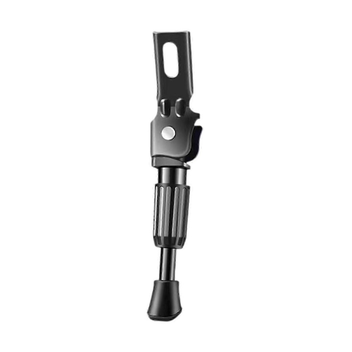 Cric bicicleta copii, 19cm, material aliaj, design cu arc, negru