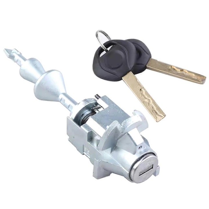 Fém autózárbetét, ezüst-fekete, BMW E90 E91 E92 E93 modellekhez