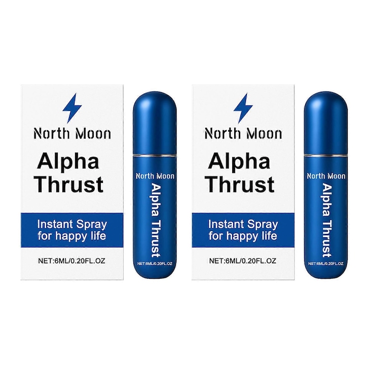 Természetes férfi hatáshosszabbító spray, 6 ml-es 2 db-os készletben