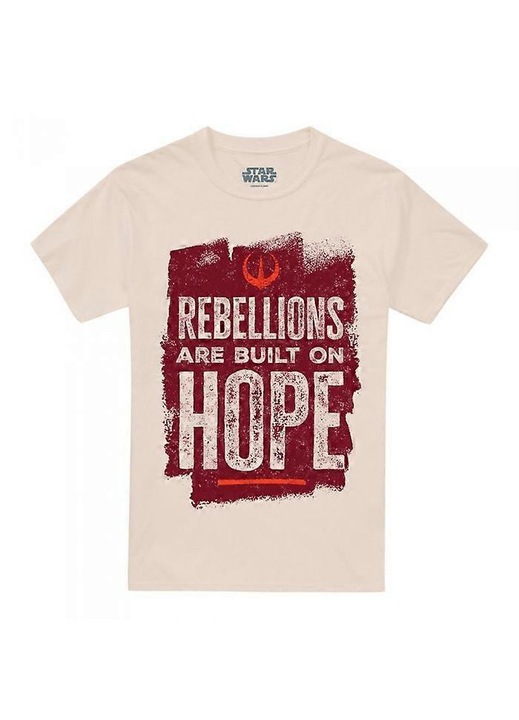 Férfi póló, OEM, Andor, mintás, pamut, XL méret, natúr