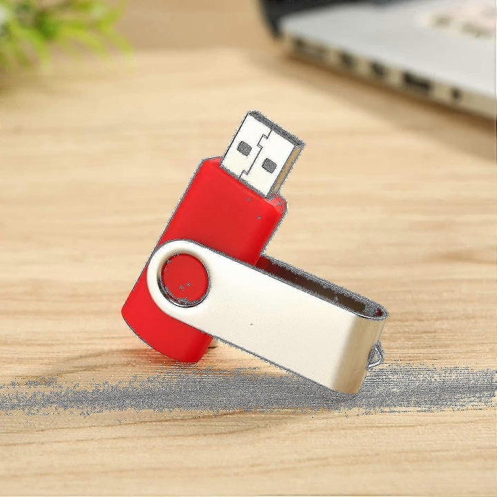 10 db 32 GB-os USB memória készlet, forgatható kialakítás, piros, USB 2.0