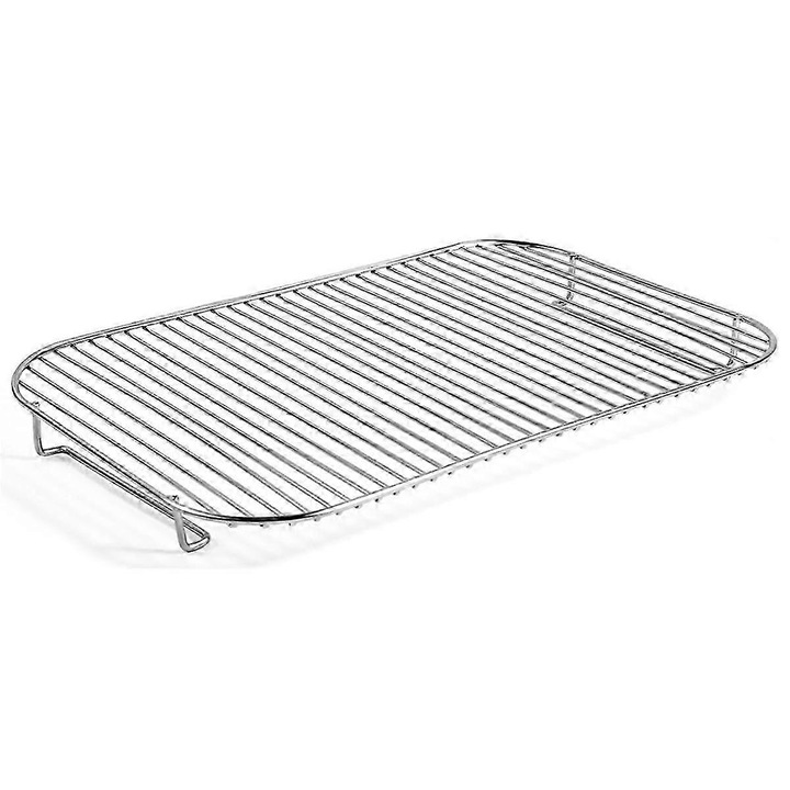 Raft de gratar din otel inoxidabil pentru gratar si fumator exterior, 1 set, argintiu, compatibil cu OG701 si OG751
