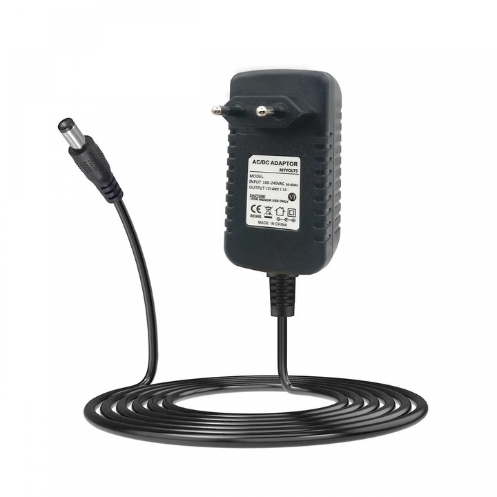 Adaptor de alimentare 12V, MyVolts, pentru Casio AD-A12150LW, 2 pini, tip C, 100-240V