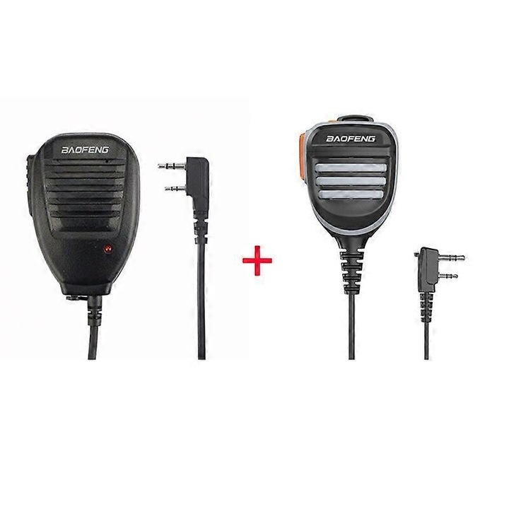 Microfon de difuzor pentru statii radio Baofeng 888S 5R UV82 8D 5RE 5RA