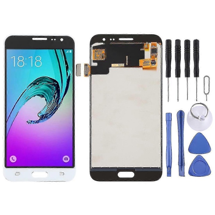 Ecran TFT LCD pentru Samsung Galaxy J3 (2016) J320FN, J320F, J320G, J320M, J320A, J320V, J320P cu digitizer, negru