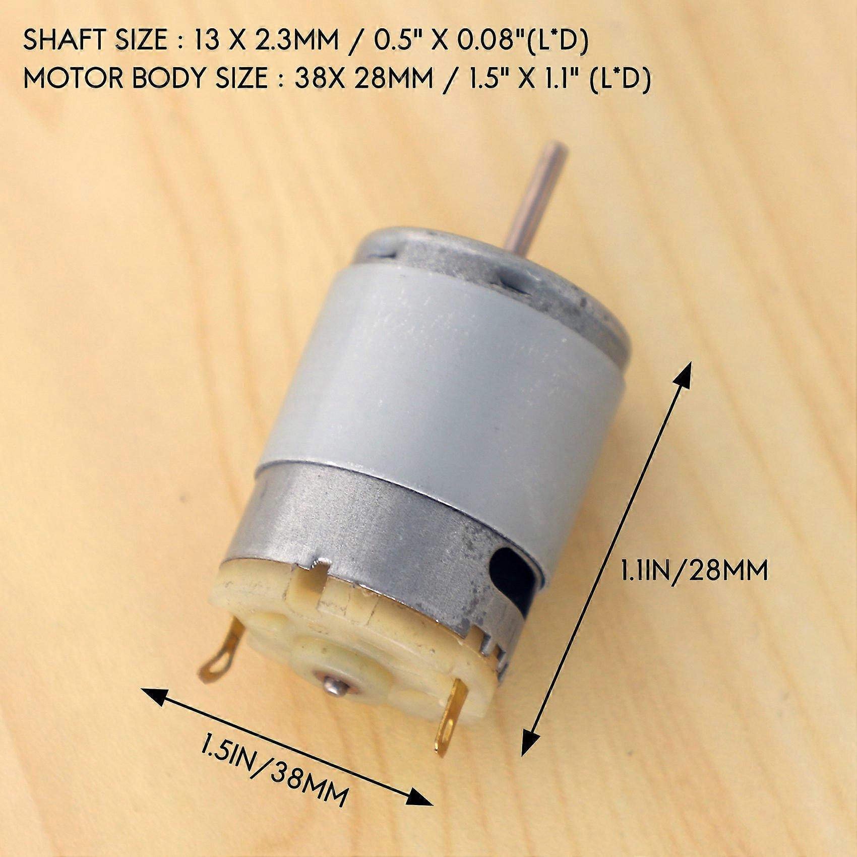 RS380 Moteur DC 1,5-18V – 30000 RPM – 38x28 Mm – Pour Jouets RC Et Bricolage