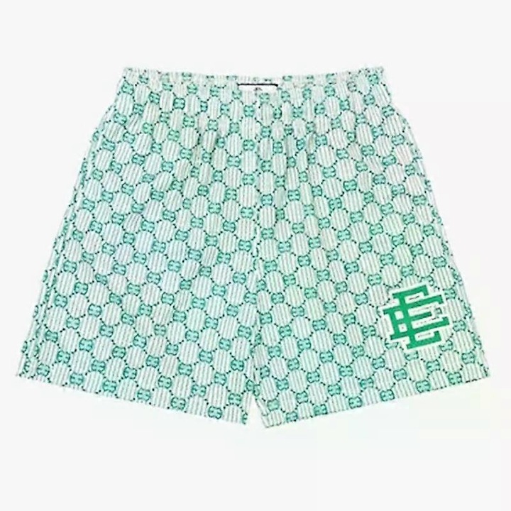 Pantaloni sport barbati, scurti, casual, verde, Verde