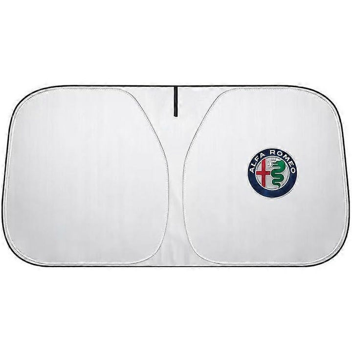 Autós napellenző Alfa Romeo Stelvio 2017-2023-hoz, összecsukható kialakítás, UV-védelem, kompakt méretek