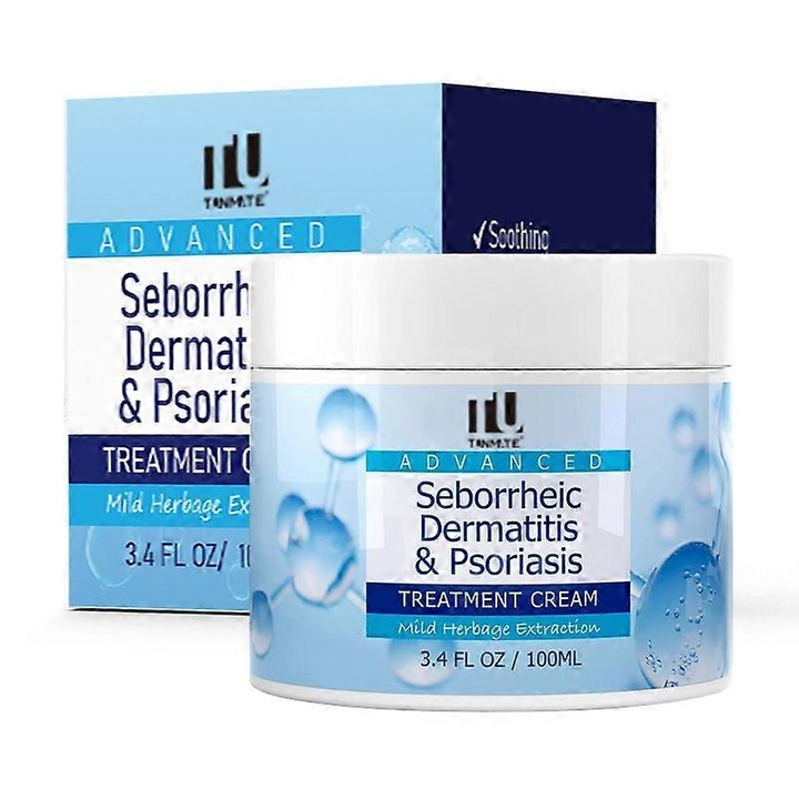 Set tratamente ingrijire scalp, Seborrheic Dermatitis Cream, Anti Fungal Shampoo, 3pcs