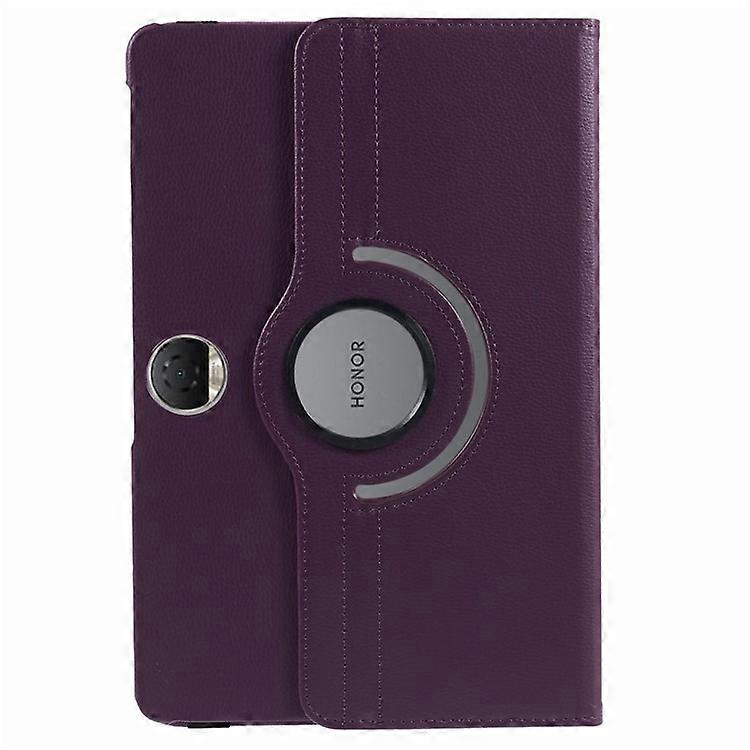 Husa tableta cu suport rotativ, violet, pentru Honor Pad 9, material PC si PU, protectie impotriva zgarieturilor, set flexibil.