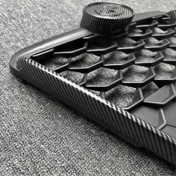 Grila de bara de protectie auto, carbon, pentru Alfa Romeo Giulietta 2010-2016, direct de inlocuire