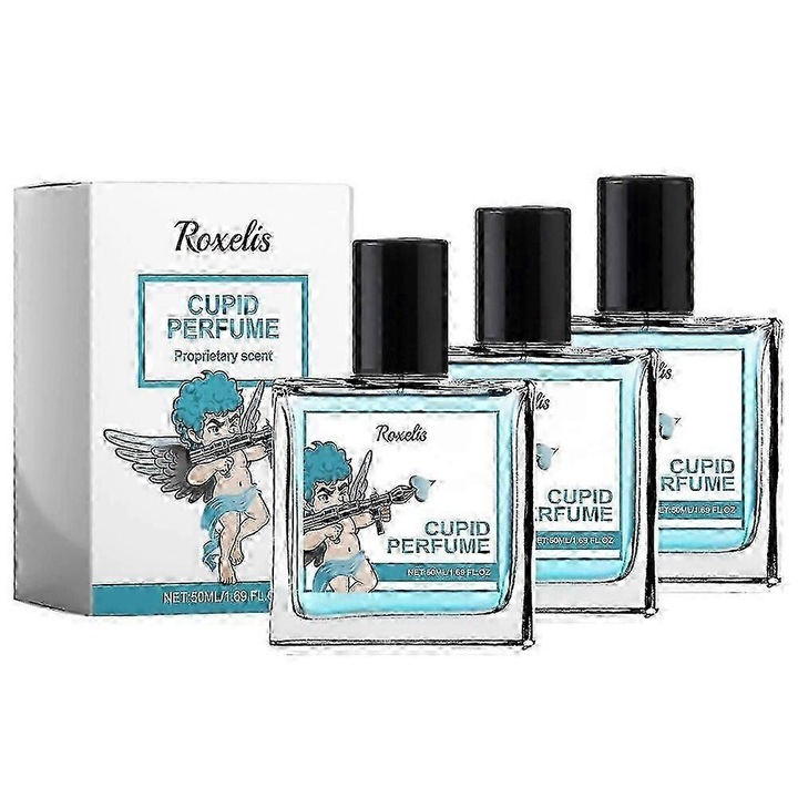 Set 3 parfumuri cu feromoni, Roxelis, 50ml, unisex, portabil