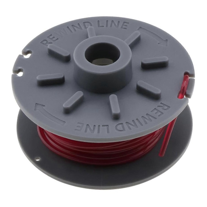 Bobina de nailon pentru masina de tuns iarba, 1.6mm, rosu vin, 20FT/6.1M, 1 buc.