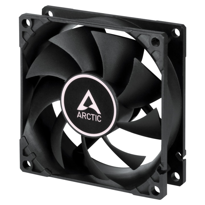 Ventilator PC Arctic F8 TC, 80mm, 2000 RPM, 31 CFM, negru