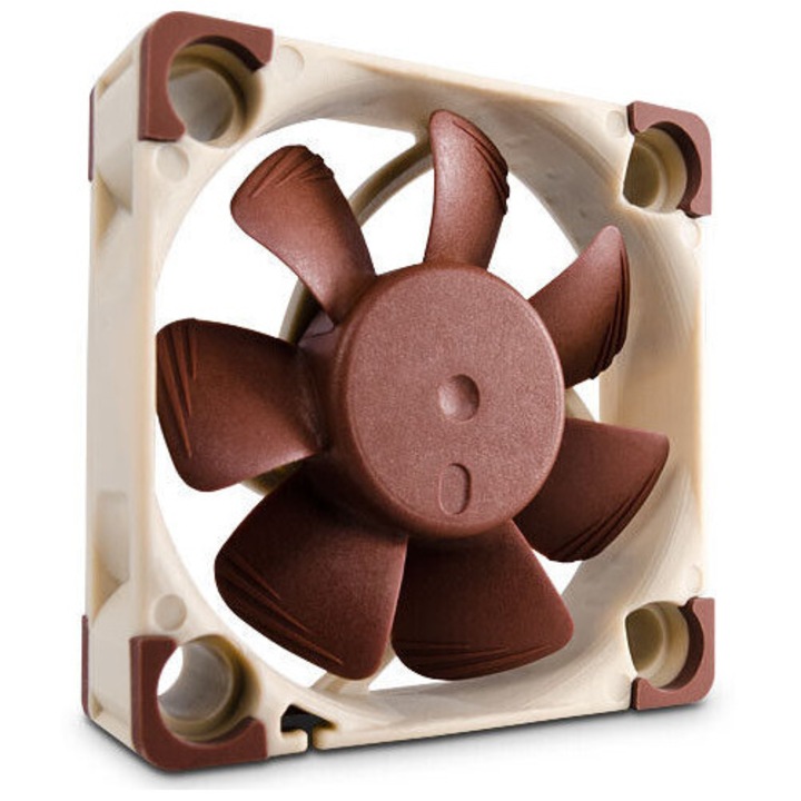 Noctua NF-A4x10 FLX 40x10mm PC ventilátor, alacsony zajszintű, zajsütő adapter, adapterkészlet, többszínű