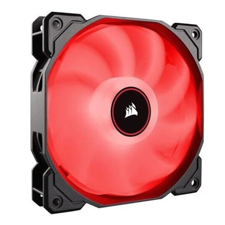 Ventilator PC Corsair AF120 120mm LED rosu 1400RPM 52CFM 26dBA fara cutie