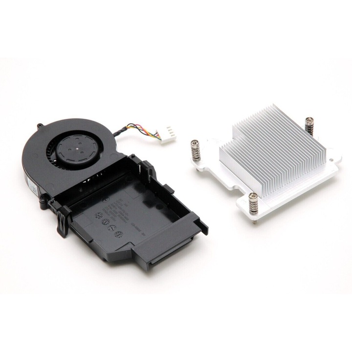Dell PC ventilátor 0W77JN, hűtőborda készlet, kompatibilis az OptiPlex 3080, 5080, 7080 Micro számítógépekkel
