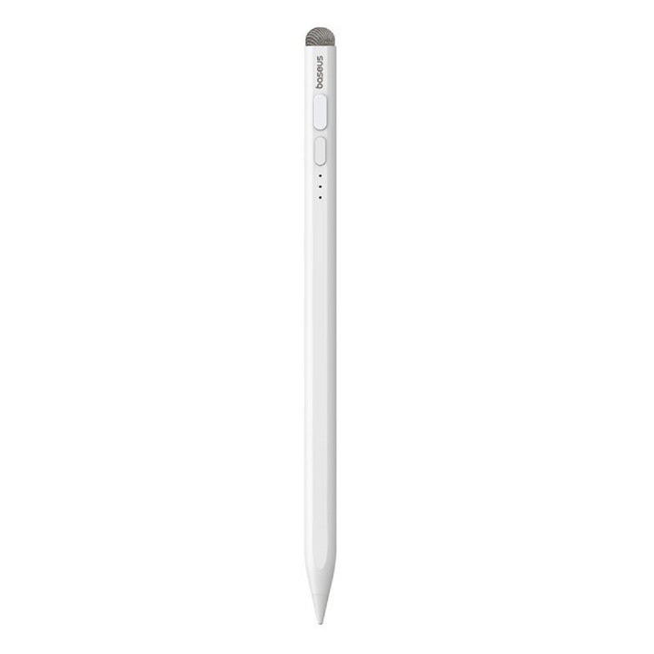 Stylus Baseus Smooth Writing 2, activ cu varf interschimbabil, alb