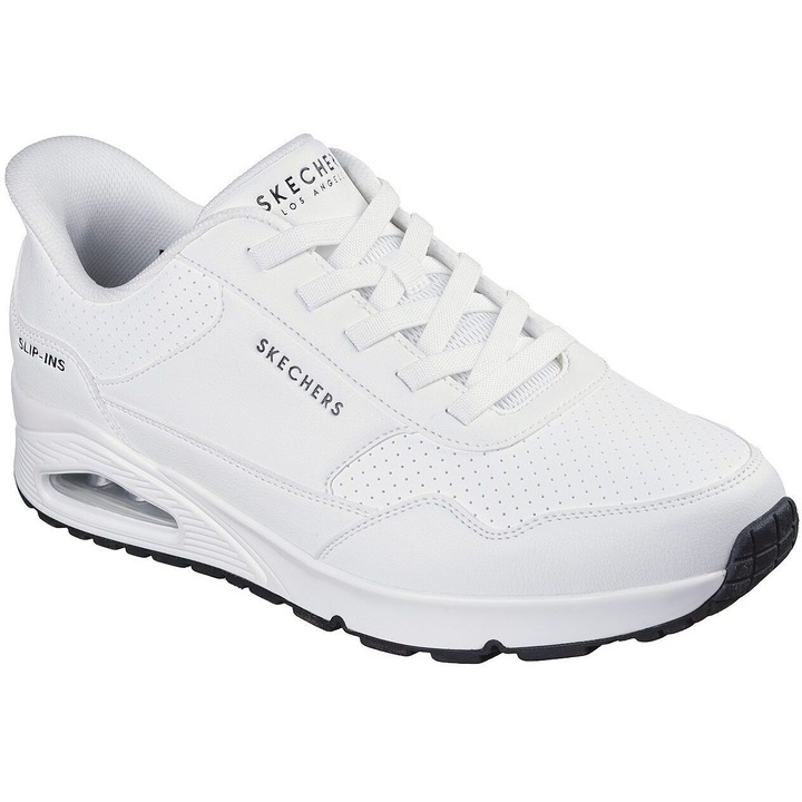 Pantofi sport barbati Skechers Uno-banksia Luxe, Alb