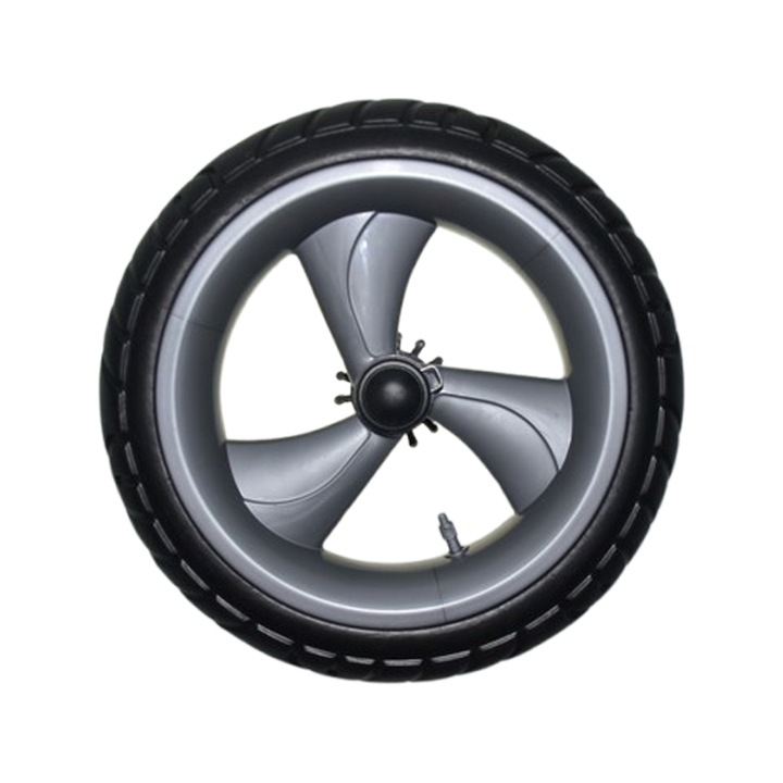 Roata spate pentru carucior, BabyActive RT1706-73, Negru