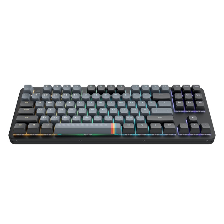 Tastatura mecanica de gaming FS Holding, Dark Project ALU Midnight Black cu cablu ANSI UA