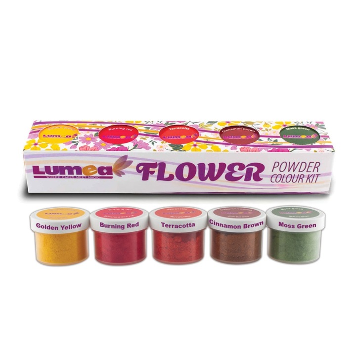 Set Colorant alimentar pudra Autumn Mix - Lumea