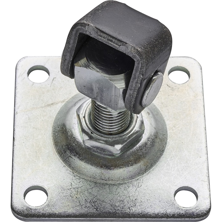 Balama reglabila M16 pentru porti, GWD, placa galvanizata de 80x80 mm, lungime 40-60 mm, montare usoara