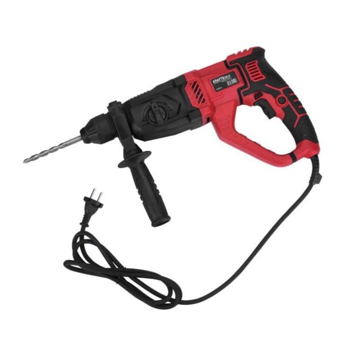 Masina de gaurit, ciocan rotopercutor, 2600W, 4J, SDS PLUS, Kraft